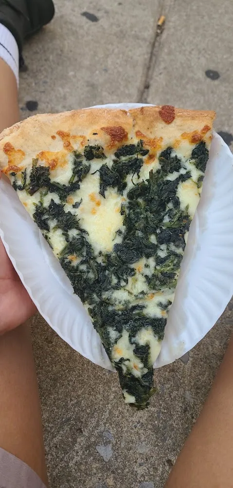 Cheese Slice with Spinach